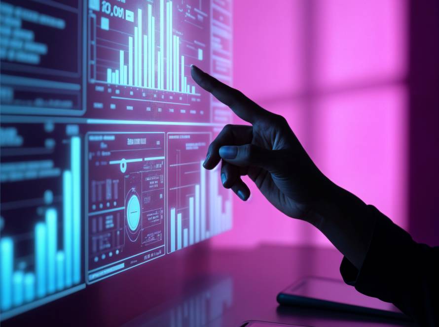 technology hologram indoors