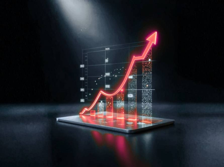 an arrow going upwards symbolizing ngx storage academy